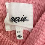 Aerie  Soft Pink Knit Sweater Photo 1