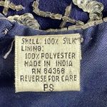 Laurence Kazar Vintage Blue and Silver Embellished Dress Size SP Photo 9