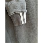 Adidas  Ryv Crewneck Sweatshirt Black Logo Pullover Athleisure Top Striped Small Photo 5