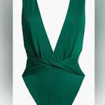 Agua Bendita Ellis Dreamin Plunge One-Piece Swimsuit, Size Large, $198 Photo 3