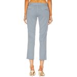 Nili Lotan Women’s Sz 12 Slate Blue Light Gray Tape Easthampton Frayed Hem Pants Photo 2