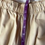 Vintage Land's End Light Yellow High Waisted Straight Leg Pants Size 10 Reg EUC Photo 5