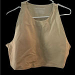 Outdoor Voices  Zoom beige cropped tank with built in bra NWT Photo 1