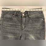 70’s Womens Mid Rise Jeans Patchwork Bell Bottom Pants Washed Denim Size S New Black Photo 4