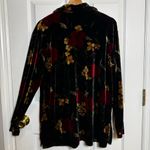 Jaclyn Smith Vintage Deadstock Velvet Floral Top Boho Cottagecore 80s 90s Photo 9