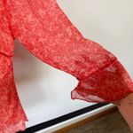 Faded Glory Y2K Fairy Pink Babydoll Blouse Beaded Feminine Glam Rushtok Pixie Top Large Photo 3