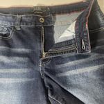 Lucky & Blessed Cutoff Dark‎ Wash Intentional Faded Denim Shorts Women's 14 Blue Size 14P Photo 2
