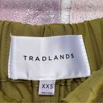 Tradlands Meadow Linen Midi Skirt in Olive XXS Green Photo 4