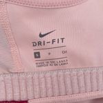 Nike Shape high support padded front zip light pink sports bra size S small Photo 5