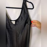 Reformation  Lila V-Neck Satin Dress Size Large Photo 6