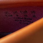 Franco Sarto Tan Leather Block Heel Loafers Women’s Sz 9.5M Classic Penny Heels Photo 6