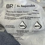 BP B.P. SZ 29 Mom Jeans Embroidered Zip-Fly High-Rise Medium Wash Rigid Denim Blue Photo 7