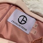 JS Collections Lia Puff Sleeve Midi Formal Dress in Pink Size 10 Photo 7