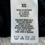 Aeropostale Seriously Soft Bodycon Dress Womens XS Black Rainbow Stripe Slim Fit Photo 10