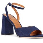 STAUD Solange NAVY High Block Heel Sandals, Size EU 40 NEW +Dust Bag SOLD OUT! Photo 1