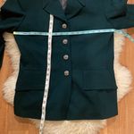 Albert Nippon Green Blazer Jacket Vintage Wool w/ Silver Lion Buttons NWT Sz 10 Photo 9