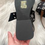 Ganni Black Patent Pointed Toe Grommet Flats Photo 4