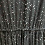 Joie  Alithea Polka Dot Heart Print Blouson A-line Midi Dress Asymmetrical Photo 8