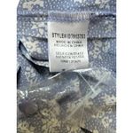 Saving Paige Floral Lace Pleated Midi‎ Dress Women's Size S Blue Modest Dainty Photo 7