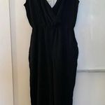 Revolve  Privacy Please Ganzel Plunge Neck Sleeveless Black Jumpsuit Size Medium Photo 11