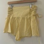 NEW Rays for Days Yellow Gingham Shorts sz S Photo 1