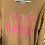 Time And Tru Brown Oh My Gourd I Love Fall Thermal Long Sleeve Tee Size Large Photo 2
