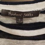 Michael Stars 💕💕 Short Sleeve Striped T-Shirt ~ Black & White Stripes Small Photo 5