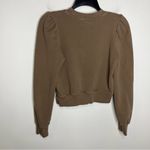 Wilfred Free  Aritzia Terry puffed sleeve sweatshirt organic‎ cotton size XXS Photo 7