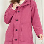 A New Day  Sweet Rose Hooded Duffel Jacket Size Small Photo 0