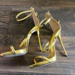 Giuseppe Zanotti crossover strap metallic sandals Photo 2