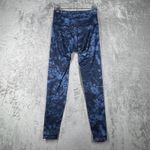 Peloton WITH Womens Blue Tie Dye & Purple Marled Reversible Leggings Size XS Photo 7