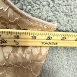 The Limited Vintage Y2K  Cami Tank Top Women Large Beige Animal Print Sequin Lace Photo 4