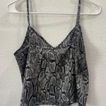 Forever 21 Satin Snakeskin Top Size S Photo 2