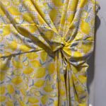 Lands' End EUC  faux Wrap Dress. Cute lemon design, perfect for spring/summer! XL Photo 2