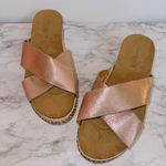 London Rag Women's Platform Open Toe Oprah Bronze Casual Slip On Sandals size 9 Tan Photo 2