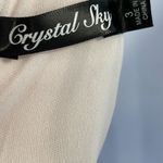 Anthropologie Bold Chevron Striped Halter Neck Cropped Wide Leg Tassel Jumpsuit Sleeveless Photo 6