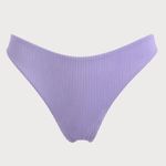 BERLOOK Light Purple Solid Low Waisted Bikini Bottom ONLY 09 Photo 5