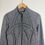 Lululemon Define Jacket Luon Jacket Women 8 Heathered Gray Yoga Pilates Active Photo 2
