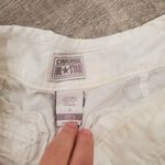 Converse One Star White Denim Shorts Size 4 Photo 2