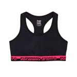 Superdry  Sport Core Essential Sports Bra Women's 2 Black Pink Racerback NWT Photo 9