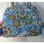Vera Bradley  Bali Blue Paisley Floral Shoulder Bag OS Photo 9