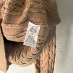 Cyrus Women's Cable Knit V Neck Button Front Cropped Cardigan Sweater Size M Photo 4