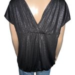 Ny&co NY &  black sparkly stretch top Photo 2