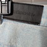 Maniere De Voir  High Rise Distressed Straight Relaxed Jeans W8 Light Wash Photo 2