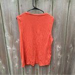 Quince Women's  Terracotta Burnt Orange Muscle Tank XL Photo 2