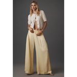 Sam Edelman Colleen Short-Sleeve Cardigan Sweater in White Size Small Photo 7