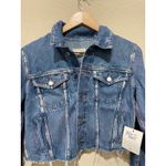 Etica Lennox Crop Jacket Size XS Blue Photo 7