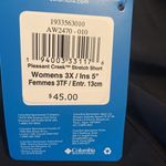 Columbia  Women's Shorts Omni-Shade Pockets Black 5 In Seam Sz 3x NWT Photo 4