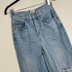 BDG  High Rise Baggy Jeans Sz 24 Light Wash Denim Distressed Fromt Back Photo 5