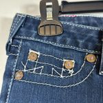 True Religion  Denim Blue Jeggings Skinny Low Rise Jeans Pullon Size 26 EUC #2509 Photo 2
